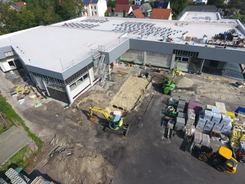 Baustelle in Berlin und Brandenburg