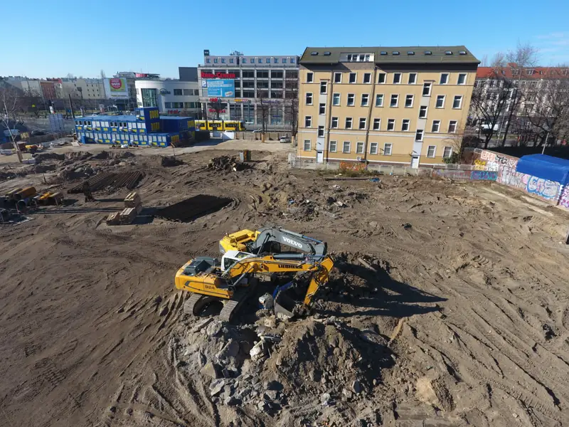 Baustelle in Berlin und Brandenburg