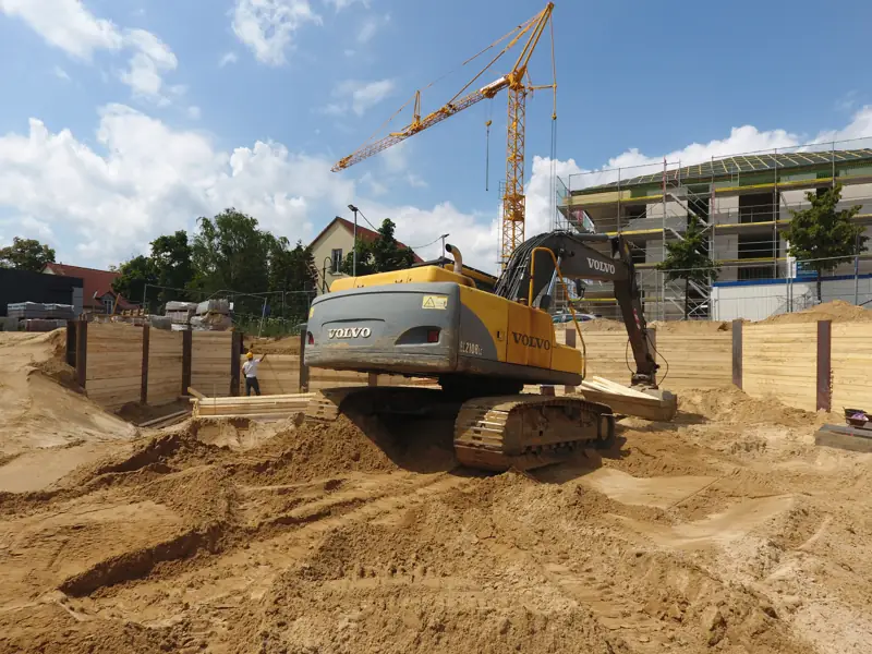 Baustelle in Berlin und Brandenburg